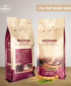 Cà phê nhân sâm Arovina pha phin gói 500g